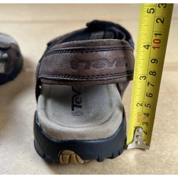 Teva Terra FI 5 Universal Sandals Mens US 12 Brown Leather Outdoor Shoes main image 6